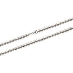 Collier grosses perles en argent