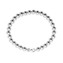 Bracelet grosses perles en Argent 925