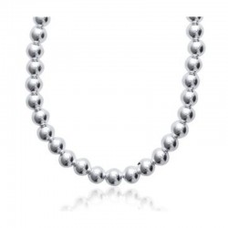 Collier grosses boules en argent