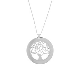 Collier Arbre de Vie Prénom Argent