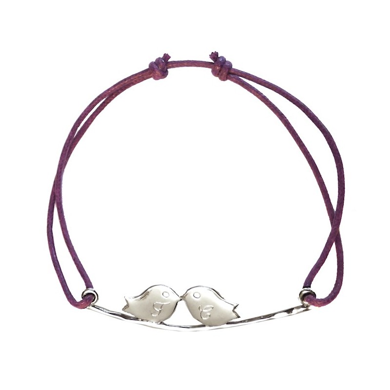 Bracelet Oiseaux Amoureux  